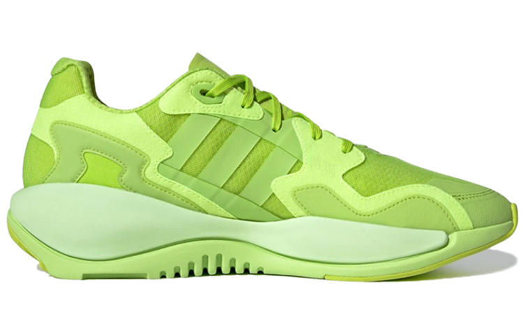 Женские кроссовки adidas originals ZX Alkyne (зеленые) — фото 2