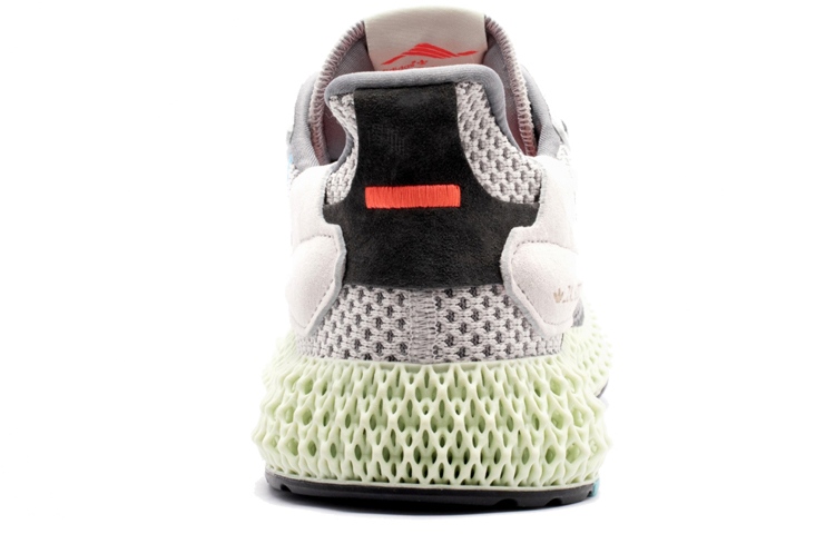 Унисекс кроссовки adidas I-4D ZX 4000 4D (серо-оранжево-синий) — фото 4