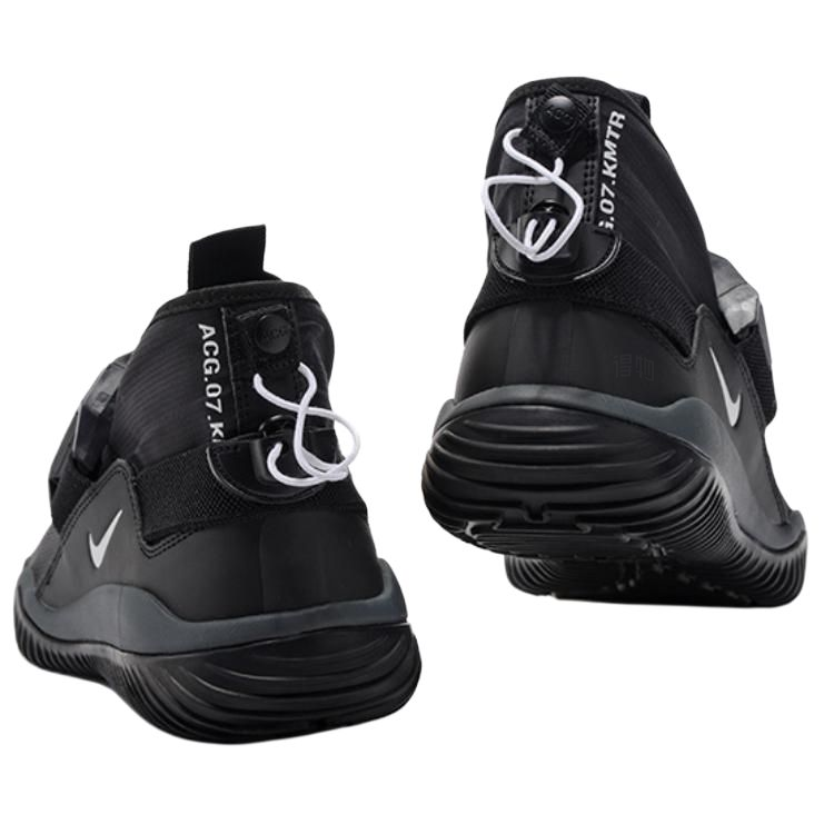 Кроссовки Nike ACG.07.KMTR (черно-бело-серые) — Чёрный / белый / тёмно-серый — фото 3