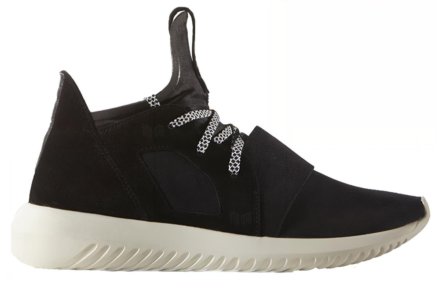 Женские кроссовки adidas originals Tubular Defiant (черно-белые) — 炭黑 — фото 2