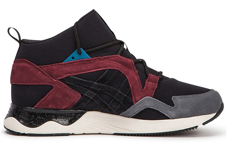 Мужские кроссовки ASICS Gel-Lyte 5 V (черно-красно-серый) — Чёрный / красный / серый — фото 2