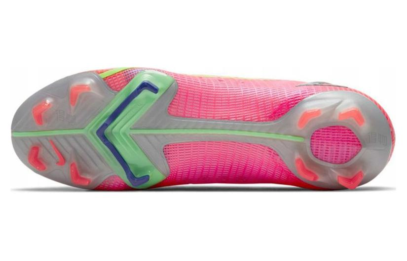 Футбольные бутсы Nike Mercurial Vapor 14 Elite FG (розово-зеленые) — фото 6