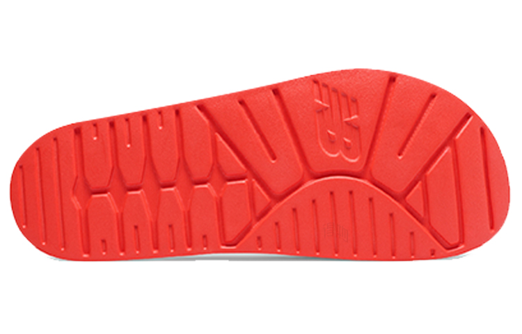 Шлепки New Balance NB 200 (черно-красный) — Чёрныйкрасный — фото 5