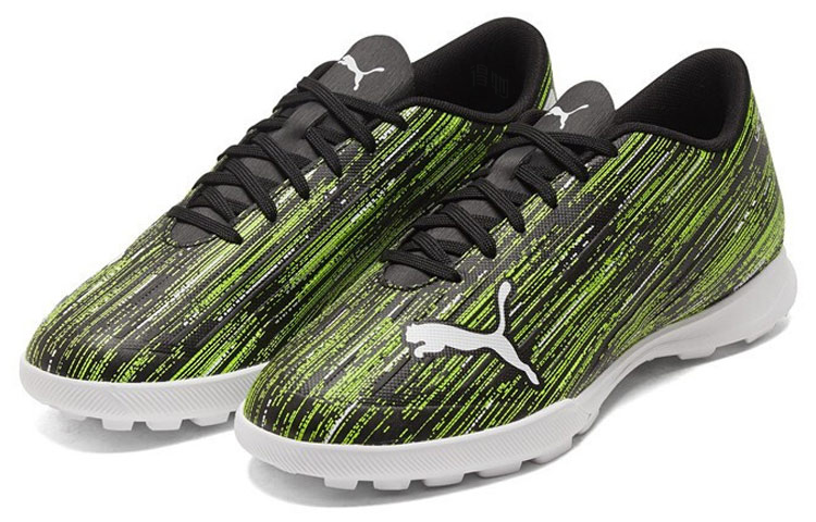 Мужские бутсы PUMA Ultra 4.2 (черно-бело-желтые) — фото 3