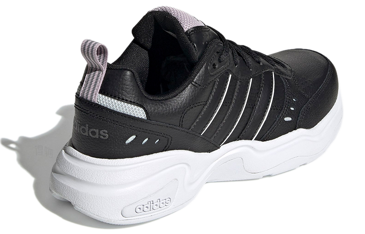 Женские кроссовки adidas neo Strutter (черно-фиолетово-белые) — Чёрный / фиолетовый / белый — фото 4