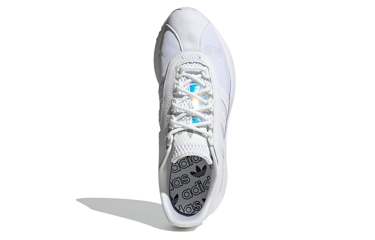 Женские кроссовки adidas originals Sl Andridge (белые с фиолетовым) — Белый / фиолетовый — фото 5