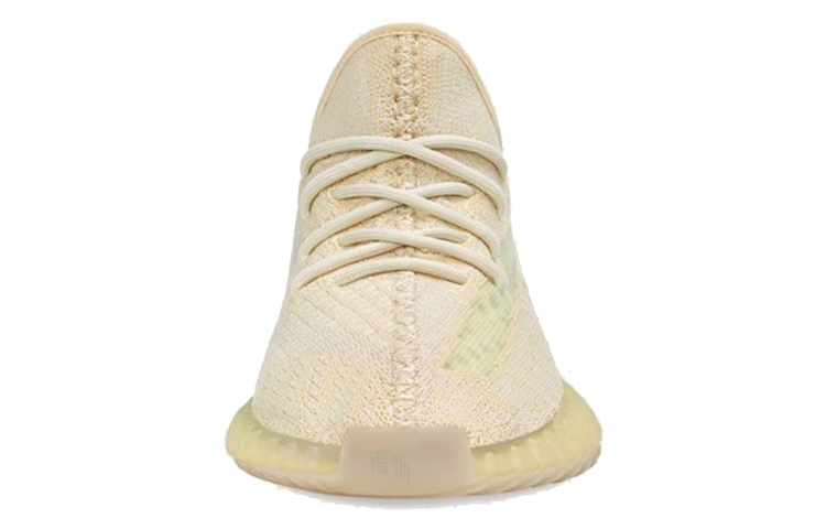 Кроссовки adidas originals Yeezy Boost 350 V2 "Flax" (льняно-желтые) — фото 4