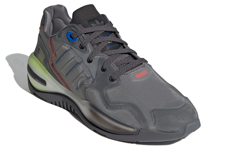 Кроссовки adidas originals ZX Alkyne (серо-зеленые) — Серый / зелёный — фото 3