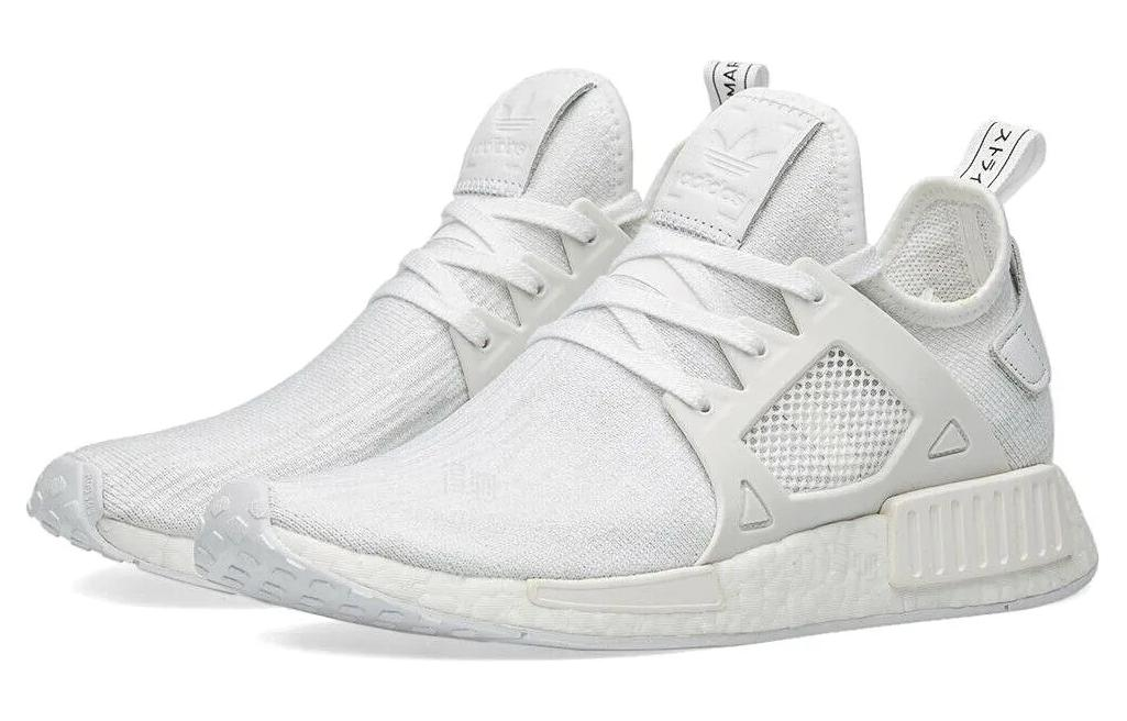 Кроссовки adidas originals NMD XR1 Triple White (белые) — Белый — фото 3