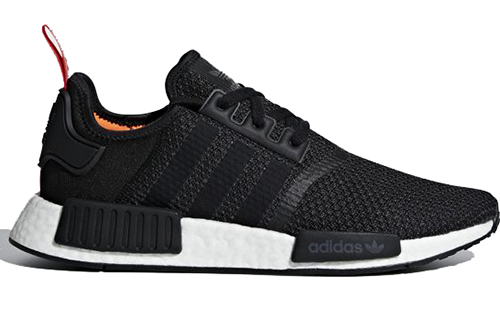 Кроссовки adidas Originals NMD_R1 (черные) — Чёрный — фото 2