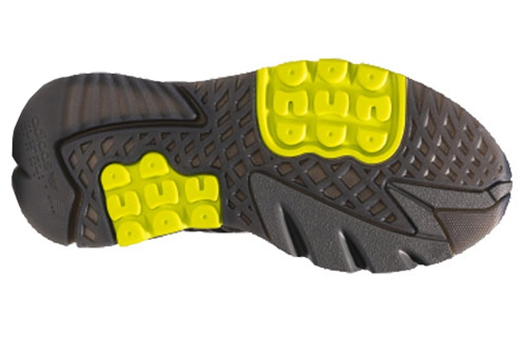 Кроссовки adidas originals Nite Jogger (черно-серые) — фото 4