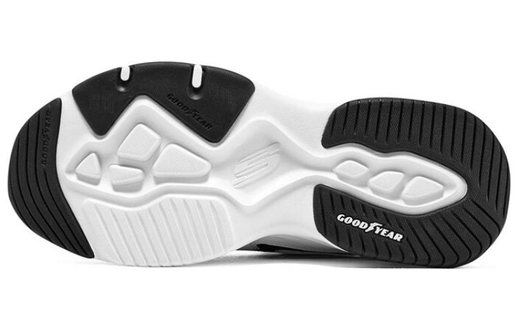Женские кроссовки Skechers D'LITES 4.0 (бело-черные) — фото 5