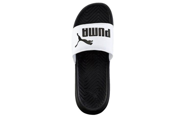 Сланцы PUMA Popcat (черно-белые) — фото 3