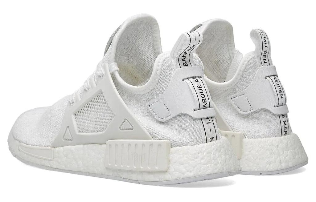 Кроссовки adidas originals NMD XR1 Triple White (белые) — Белый — фото 4