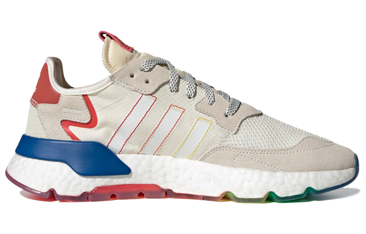 Унисекс кроссовки adidas originals Nite Jogger (бело-цветные) — 白/彩 — фото 2