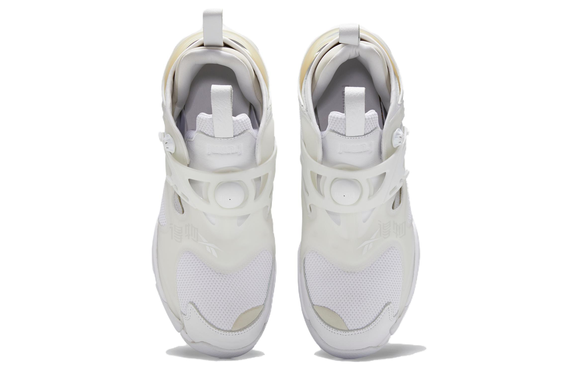 Кроссовки Reebok Pump Court x Juun.J (белые) — Белый / серый — фото 5