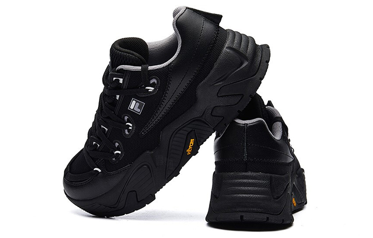Женские кеды Fila FUSION STARFISH CANVAS (черные) — Чёрный — фото 3