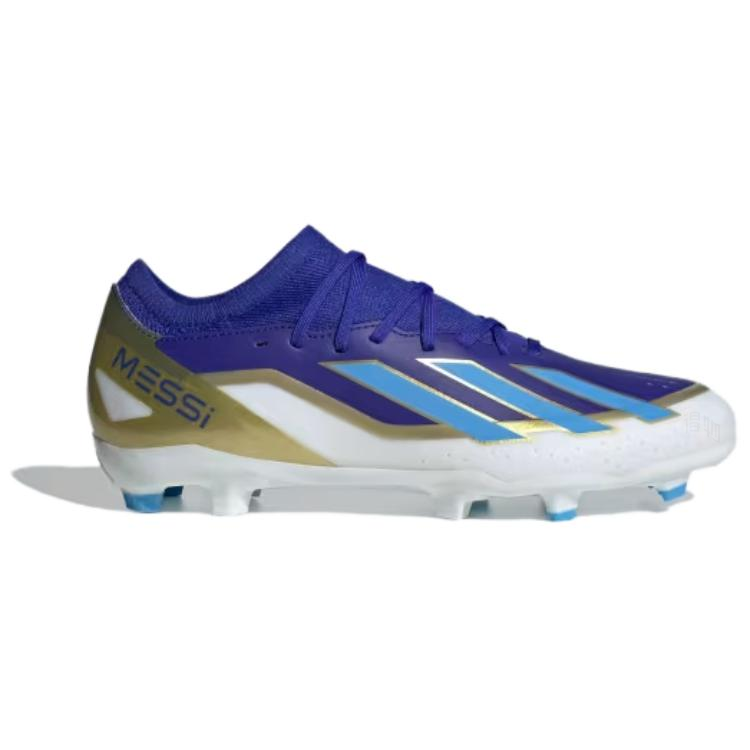 Футбольные бутсы adidas X Crazyfast Messi League FG (сине-белые) — Синий / белый — фото 2