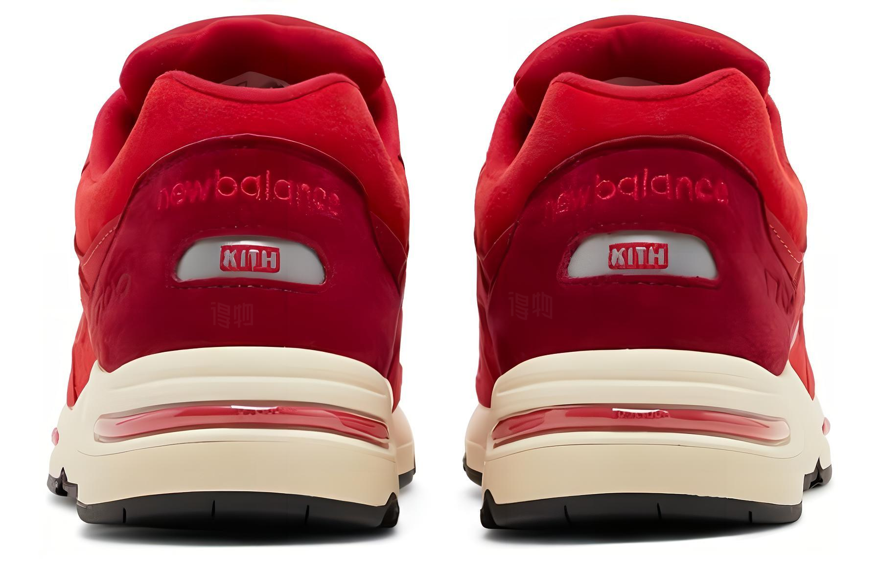 Мужские кроссовки KITH x New Balance NB 1700 "Canada Pack" (красные) — фото 4