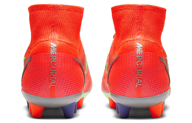 Мужские кроссовки Nike Mercurial Superfly 14 Elite AG (красно-зеленые) — Красный / зелёный — фото 5