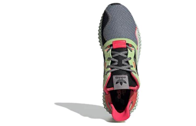 Кроссовки adidas ZX 4000 4D (серо-зеленые) — Серый / зелёный — фото 4