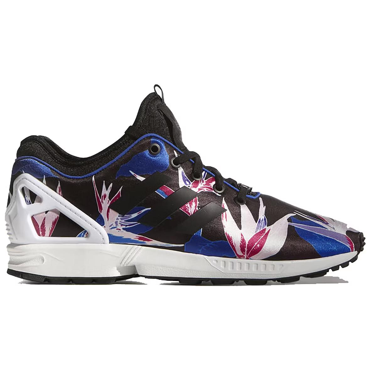 Кроссовки adidas originals ZX Flux (черно-сине-белые) — Чёрныйсинийбелый — фото 2