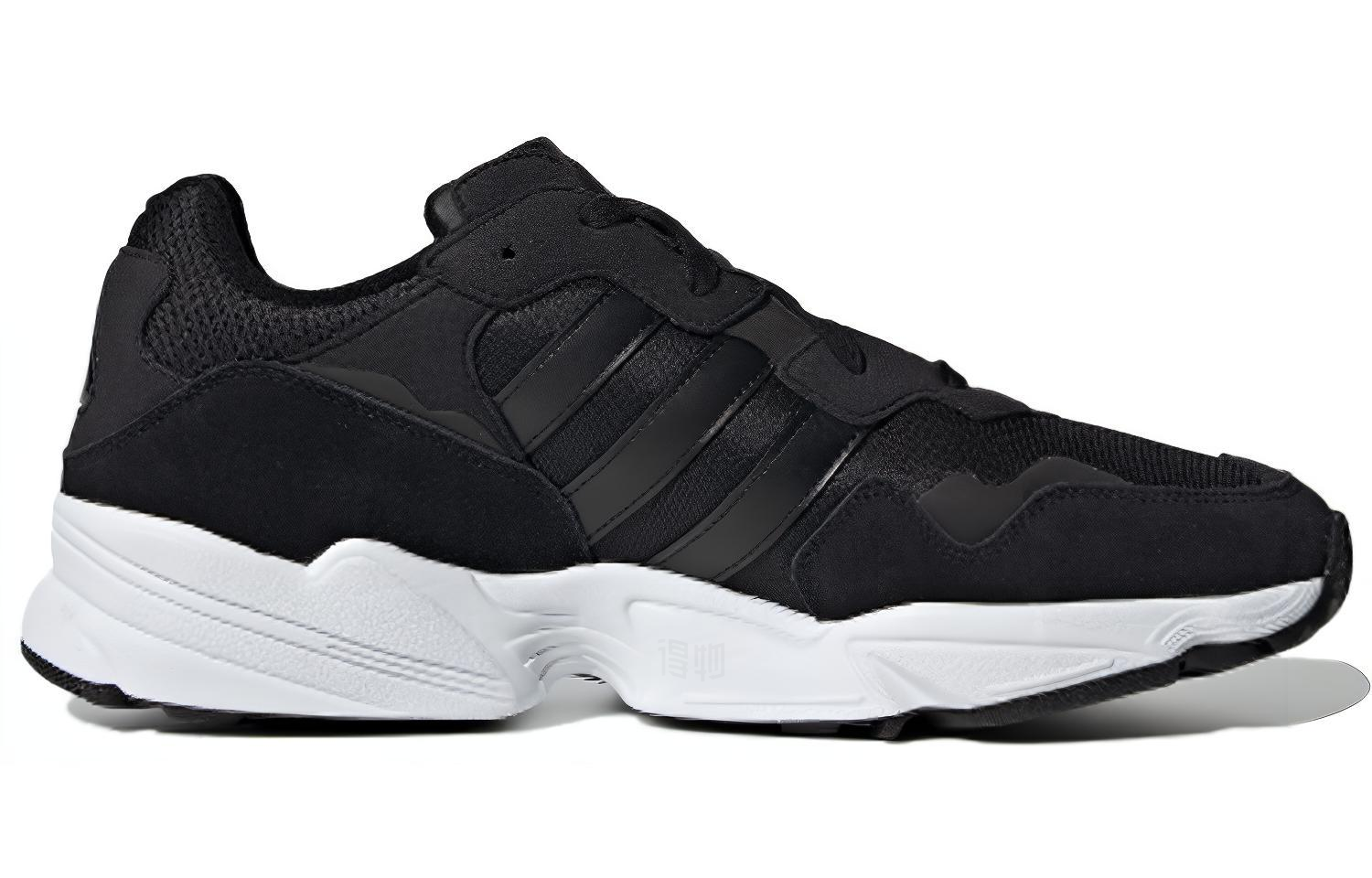 Кроссовки adidas originals Yung-96 (черно-белые) — фото 2