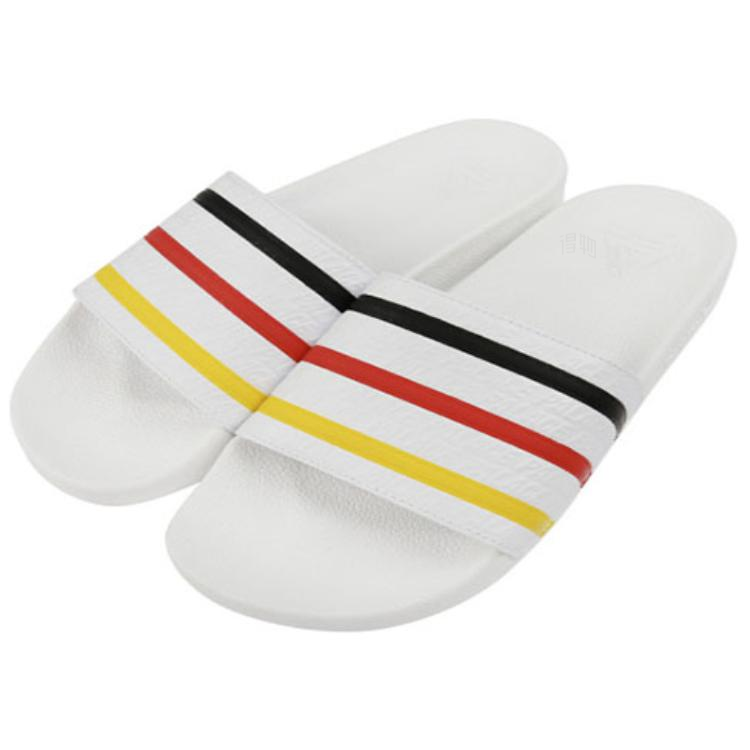 Шлепанцы PALACE x adidas Adilette (белые) — фото 4