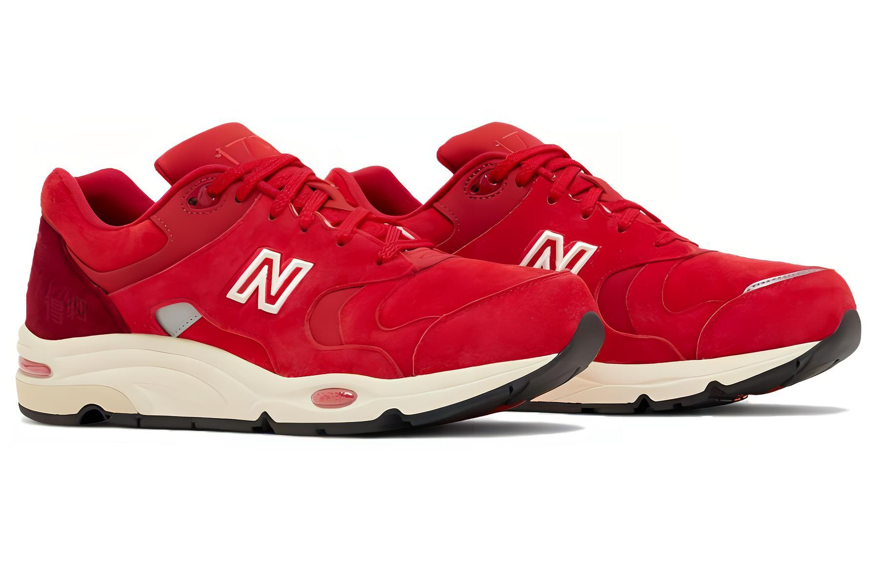 Мужские кроссовки KITH x New Balance NB 1700 "Canada Pack" (красные) — фото 3