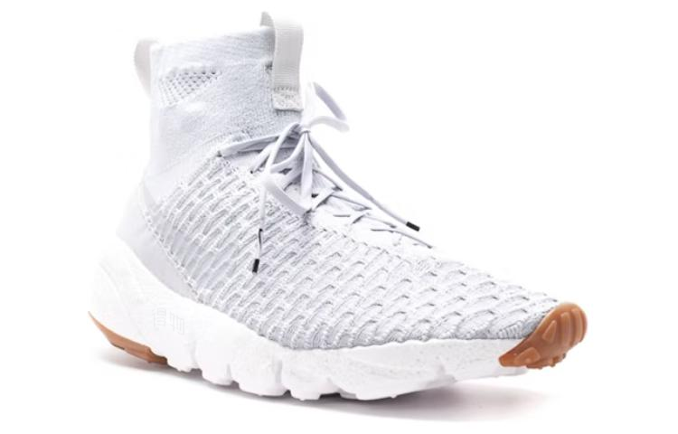 Мужские кроссовки Nike Footscape Magista Grey White (бело-серый) — 狼灰/白/狼灰 — фото 3