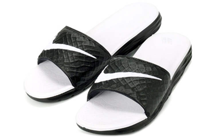 Женские шлепанцы Nike Benassi Solarsoft OG Solarsoft(W) (розово-черные) — Розовый / чёрный — фото 2
