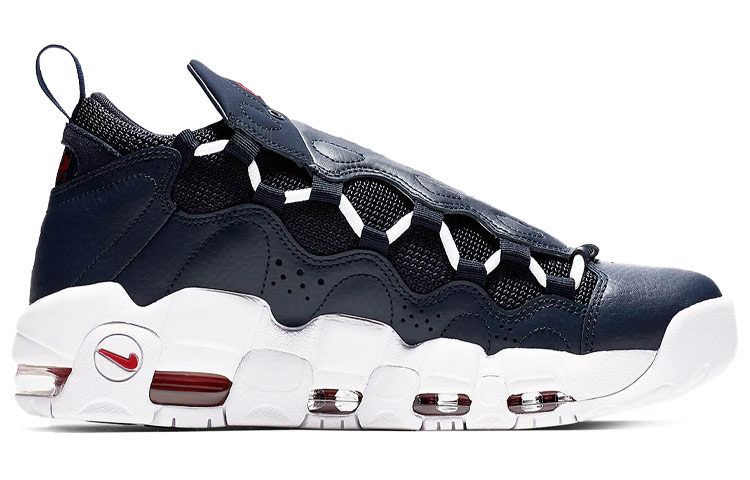 Кроссовки Nike Air More Money Navy (синие) — фото 2