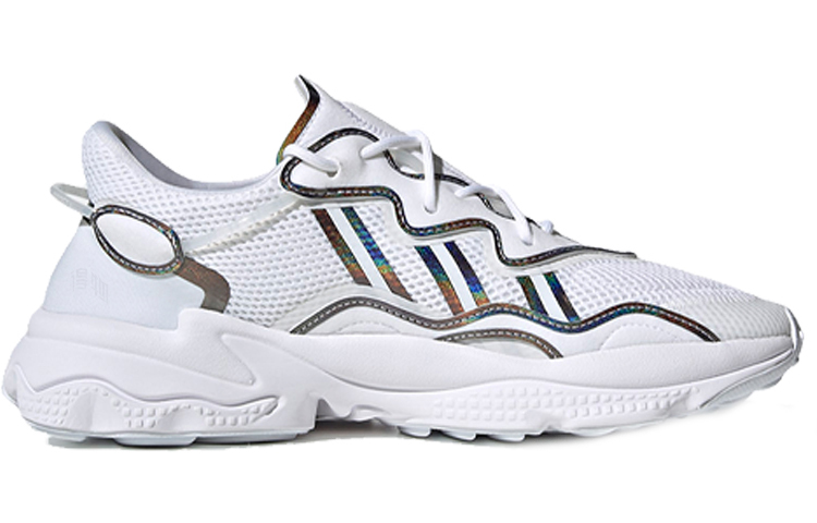Кроссовки adidas originals Ozweego (белый / серебристый) — фото 2