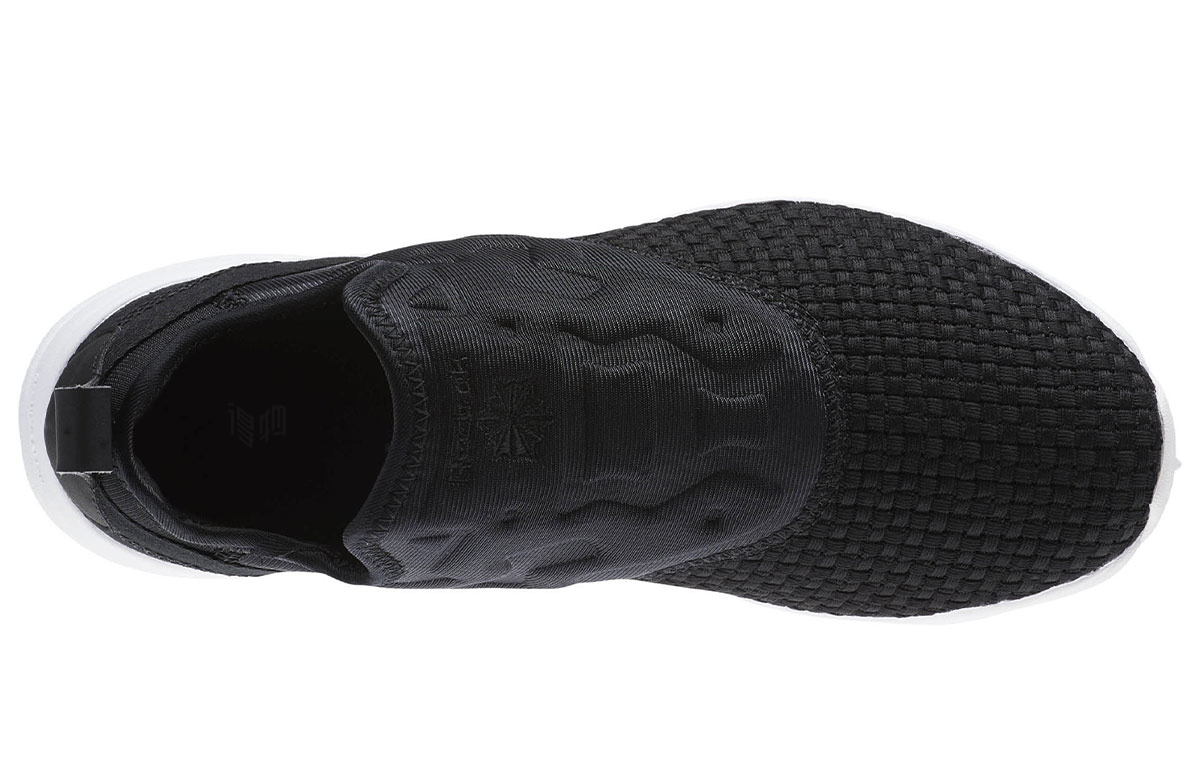 Женские кеды Reebok Furylite Slip On Woven (черный) — фото 4
