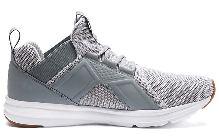 Мужские кроссовки PUMA Enzo Knit (серо-белые) — фото 2