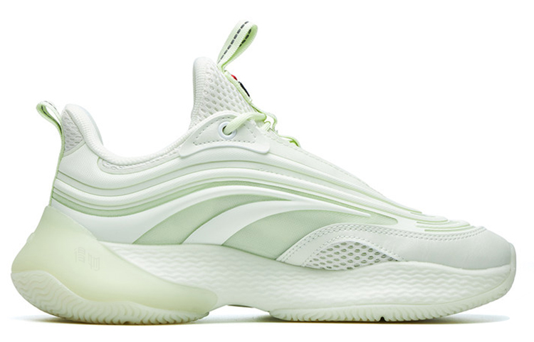 Женские кроссовки Fila FUSION Ray 1 (кремово-желто-зеленые) — Кремовыйжёлтыйзелёный — фото 2