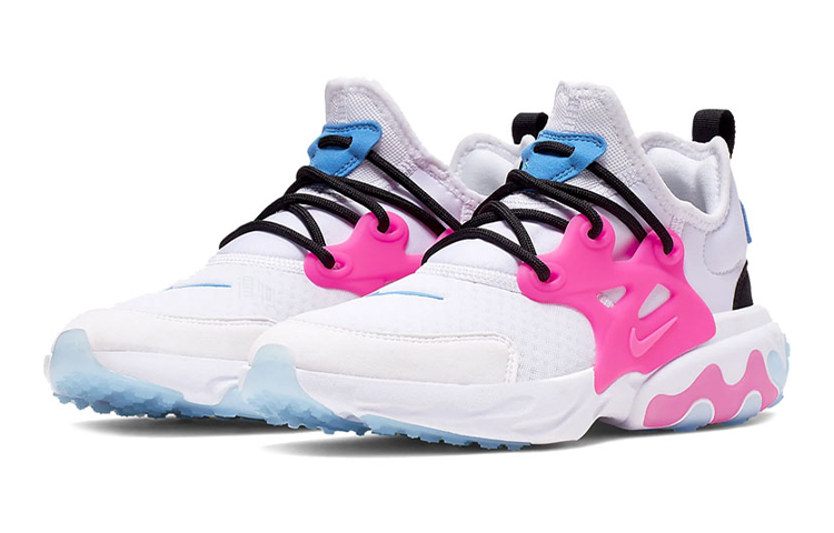 Женские кроссовки Nike NikeReact Presto (розово-белая) — Розовыйбелый — фото 3