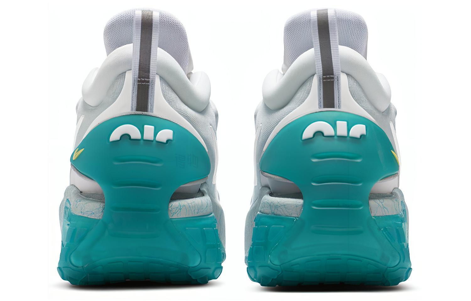 Кроссовки Nike Adapt Auto Max (бирюзовый) — 白/湖水蓝 — фото 4
