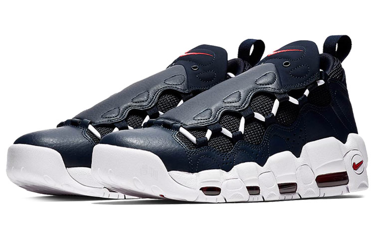 Кроссовки Nike Air More Money Navy (синие) — фото 3