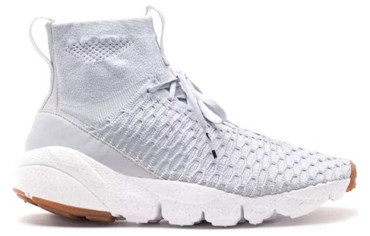 Мужские кроссовки Nike Footscape Magista Grey White (бело-серый) — 狼灰/白/狼灰 — фото 2