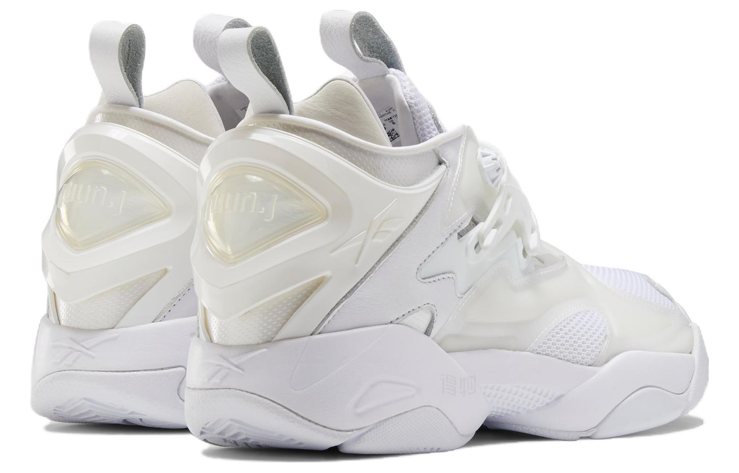 Кроссовки Reebok Pump Court x Juun.J (белые) — Белый / серый — фото 4