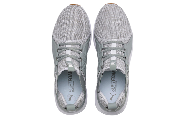 Мужские кроссовки PUMA Enzo Knit (серо-белые) — фото 3