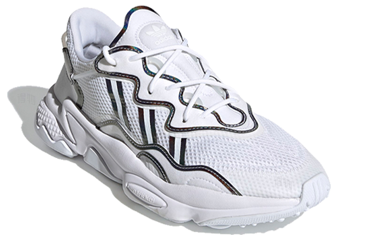 Кроссовки adidas originals Ozweego (белый / серебристый) — фото 3