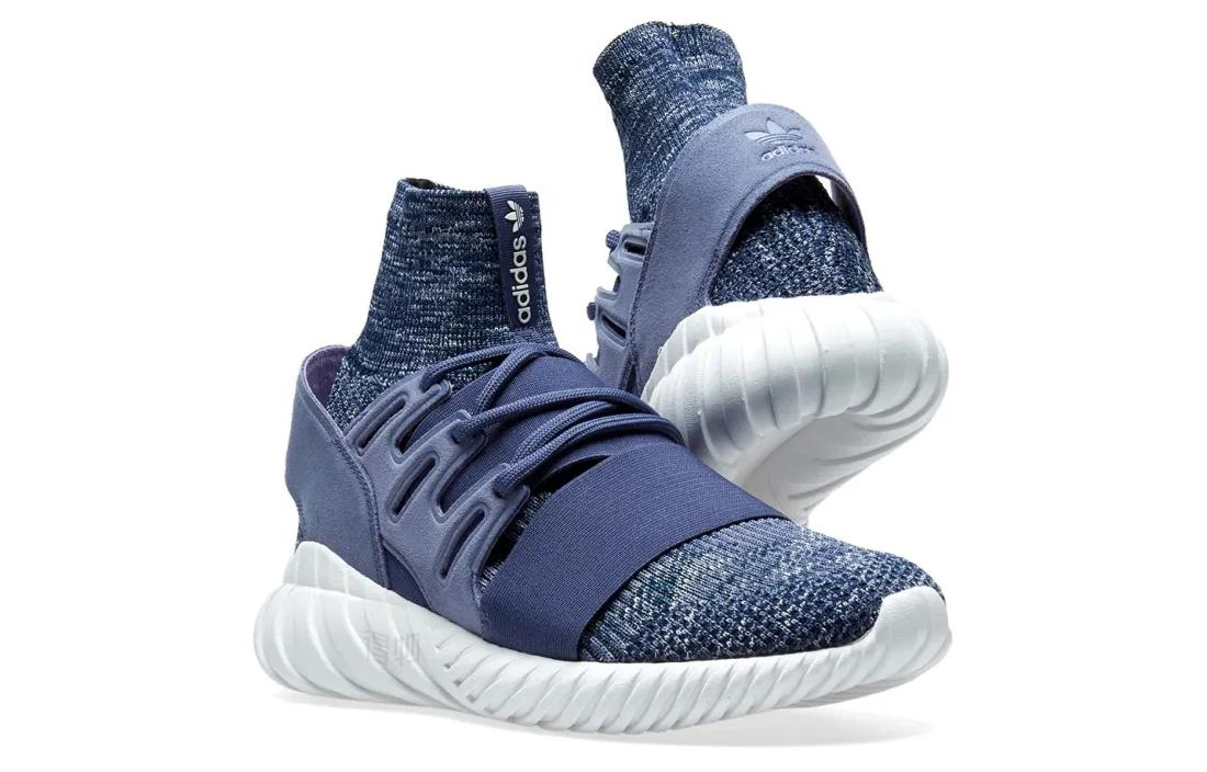 Высокие кроссовки adidas originals Tubular Doom PK (черно-белые) — Чёрный / белый — фото 3