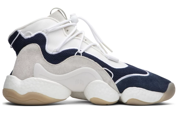 Мужские кроссовки adidas originals Crazy BYW (сине-белые) — фото 2