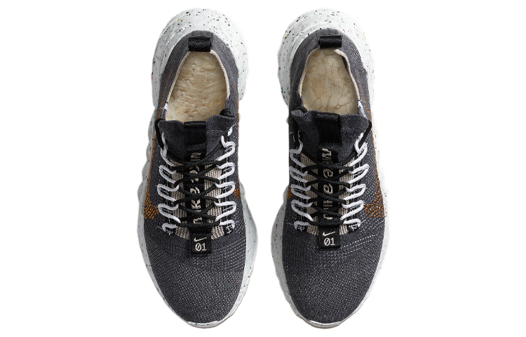Кроссовки Nike space hippie 01 (черно-белый) — Чёрныйбелый — фото 4