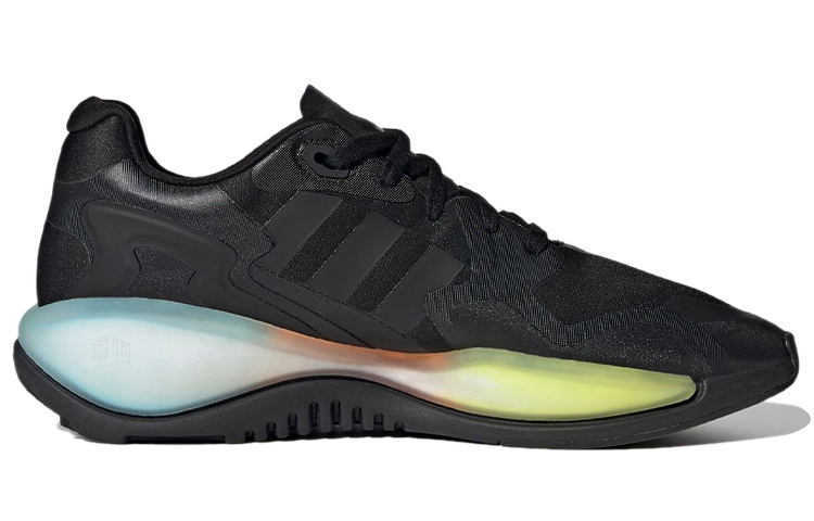 Кроссовки adidas originals ZX Alkyne (черно-желто-сине-оранжевые) — Чёрный / жёлтый / синий / оранжевый — фото 2