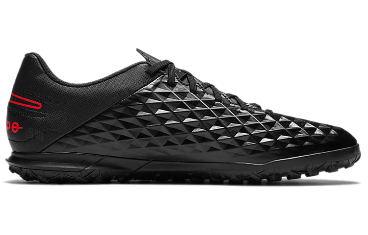 Мужские кроссовки Nike Legend 8 Club TF (черно-красные) — Чёрныйкрасный — фото 2