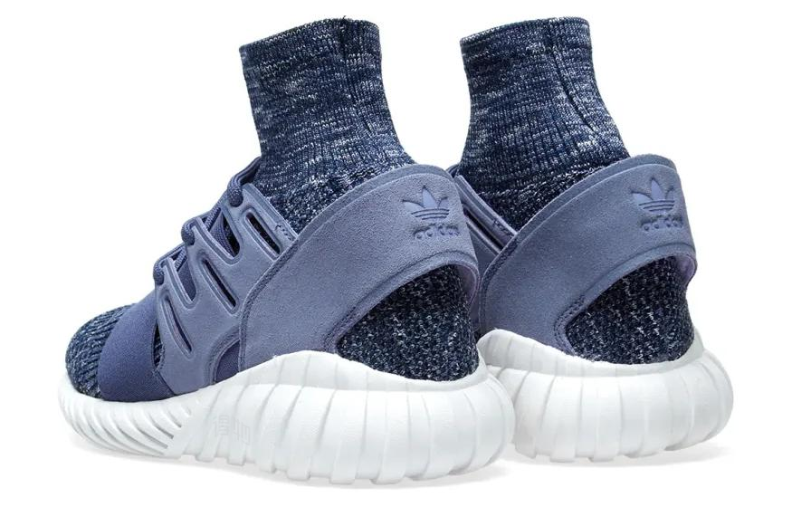 Высокие кроссовки adidas originals Tubular Doom PK (черно-белые) — Чёрный / белый — фото 4