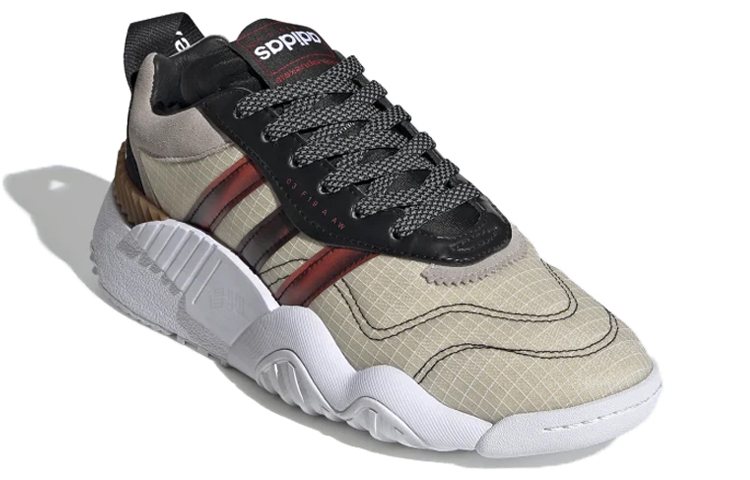 Кроссовки alexander wang x adidas originals Turnout Bball Trainer (черно-коричнево-красный) — фото 2
